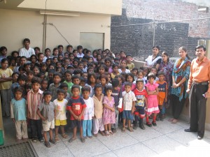 Group Picture in Greeen Town School
