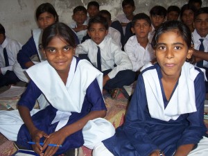 Students Happy to Pose for a Picture
