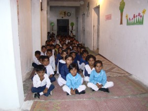Students in Assembly in Rawalpindi School